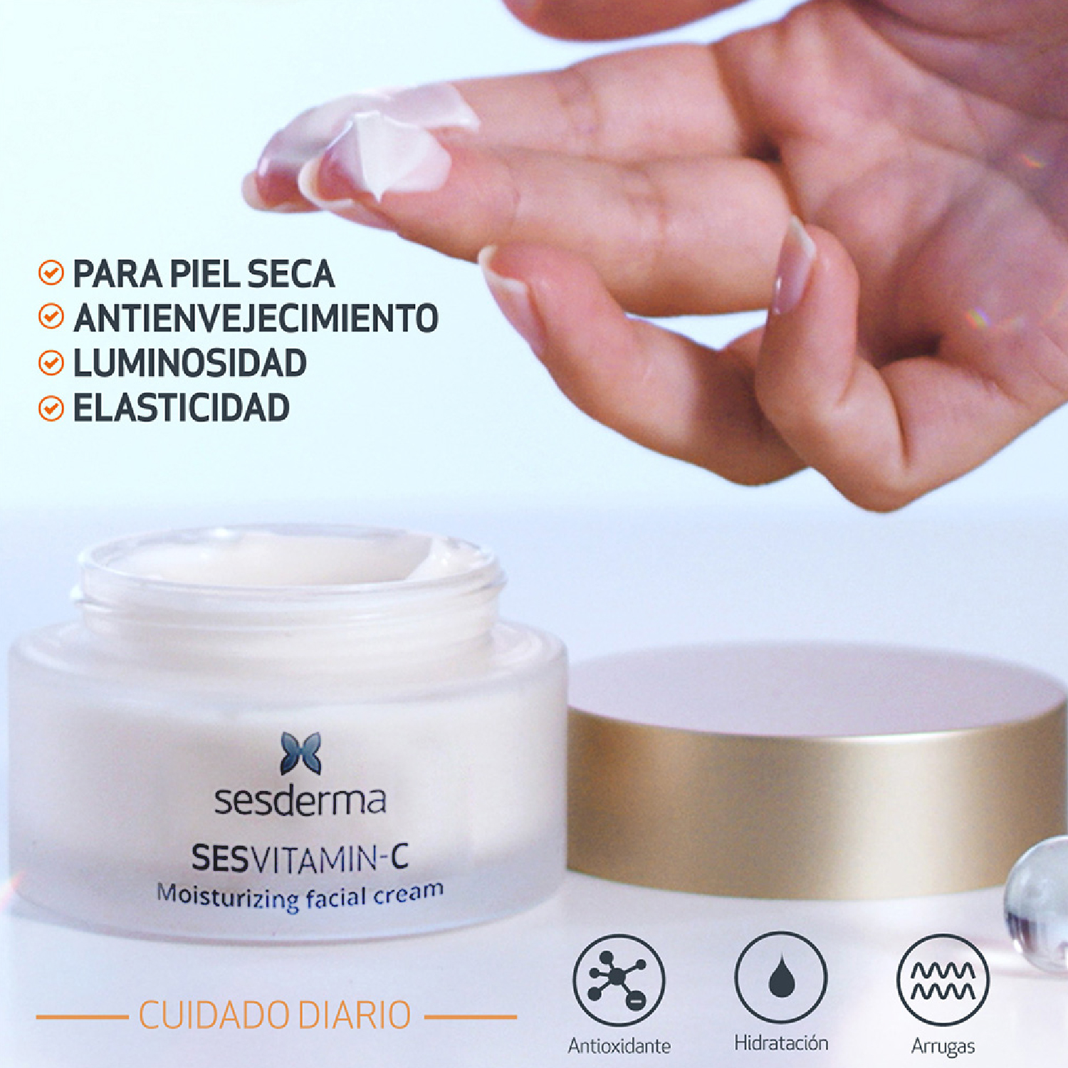 sesderma, sesvitamin c crema, vitamina c, luminosidad,elasticidad