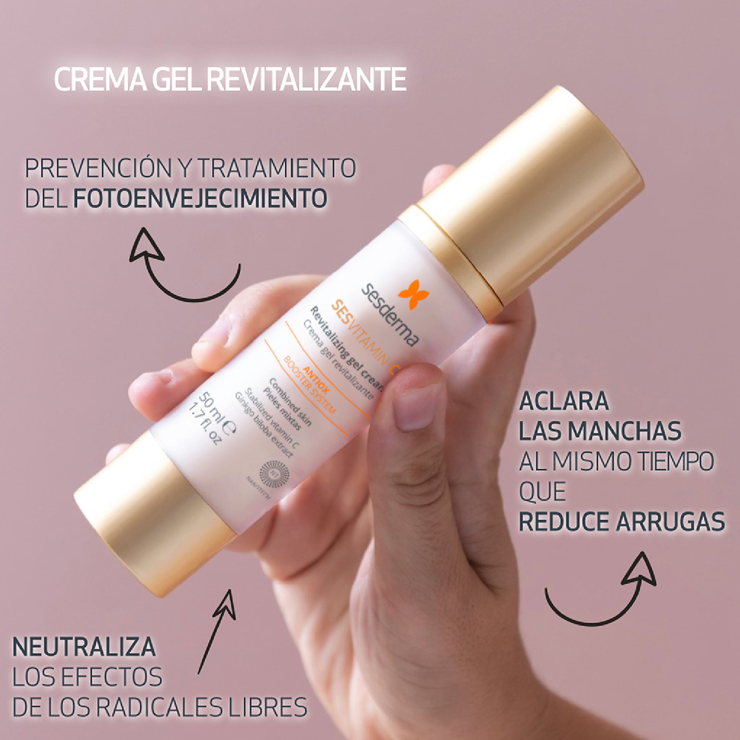 sesvitamin c crema gel,sesderma,crema gel,