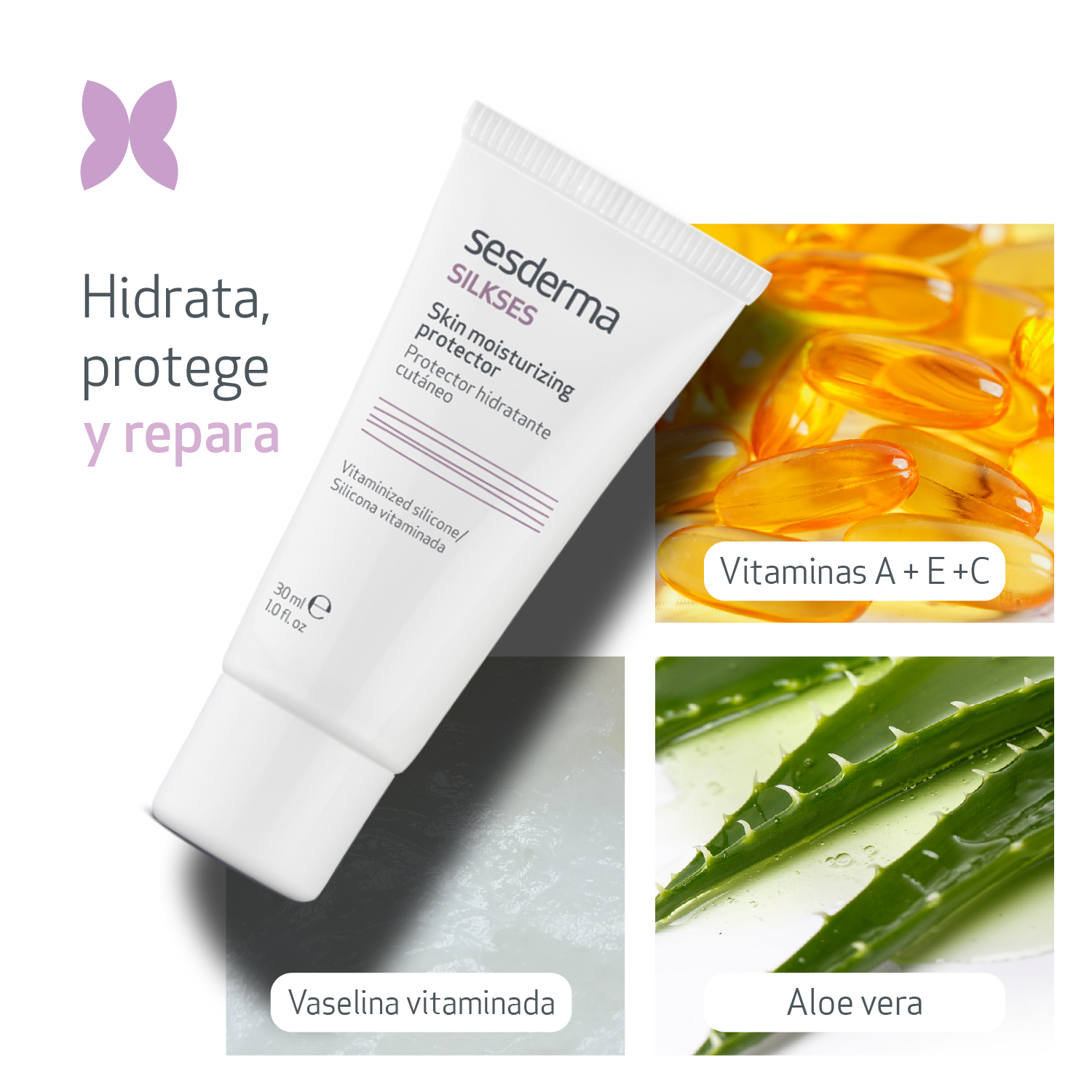 Silkes,hidratante,cutaneo,sesderma