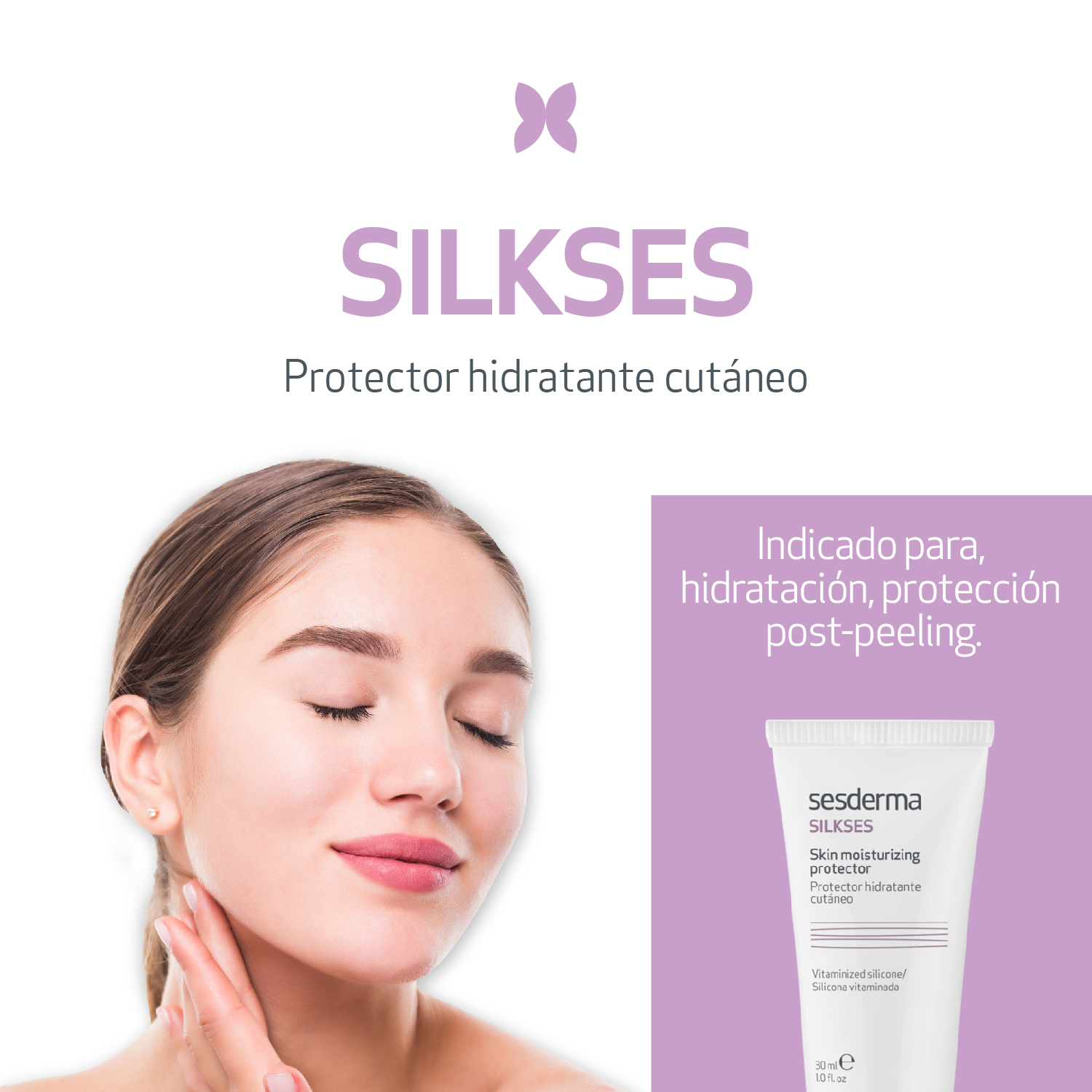 Silkes,hidratante,cutaneo,sesderma