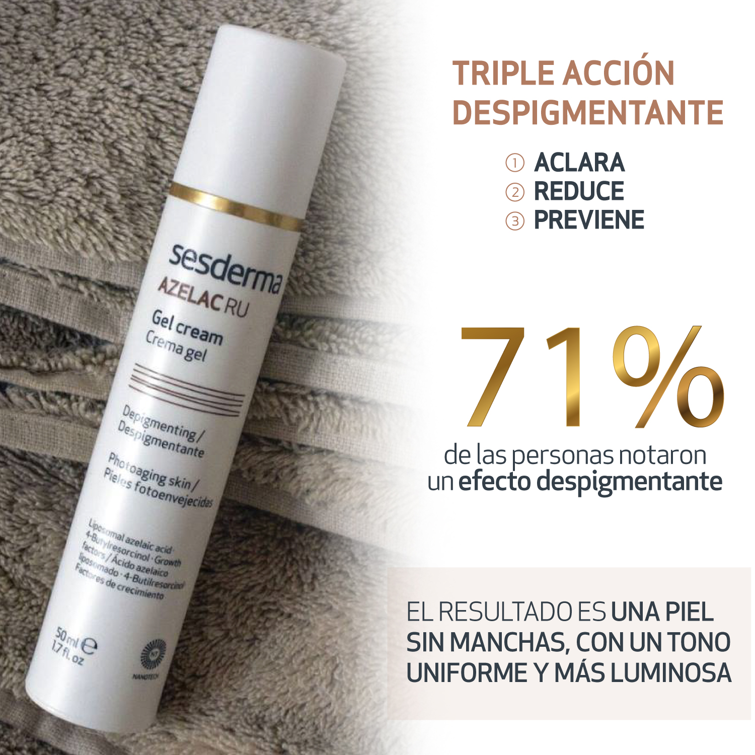Azelac, azelacru,sesderma,despigmentante