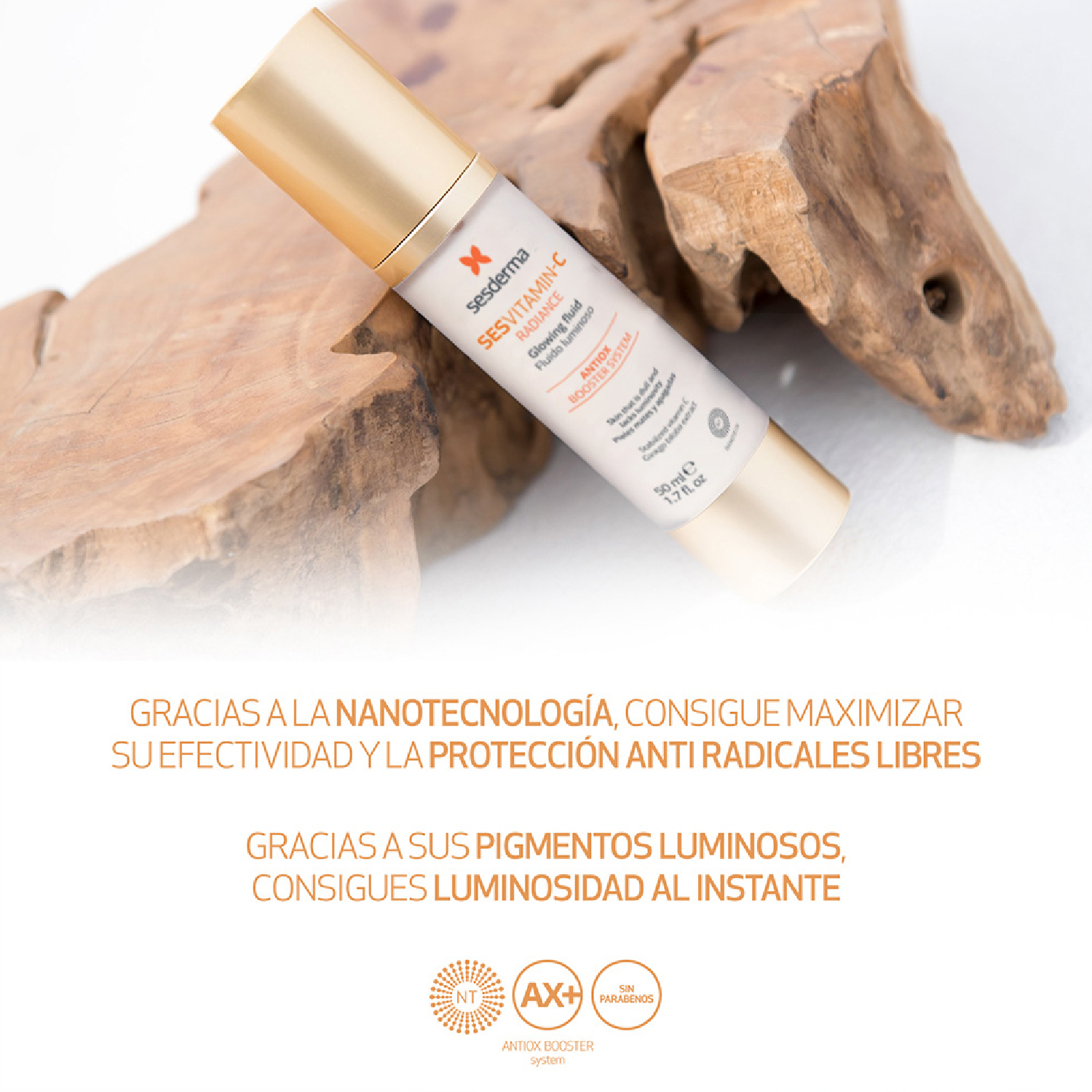 sesvitamin c fluido luminoso, radiance, sesderma, antioxidante