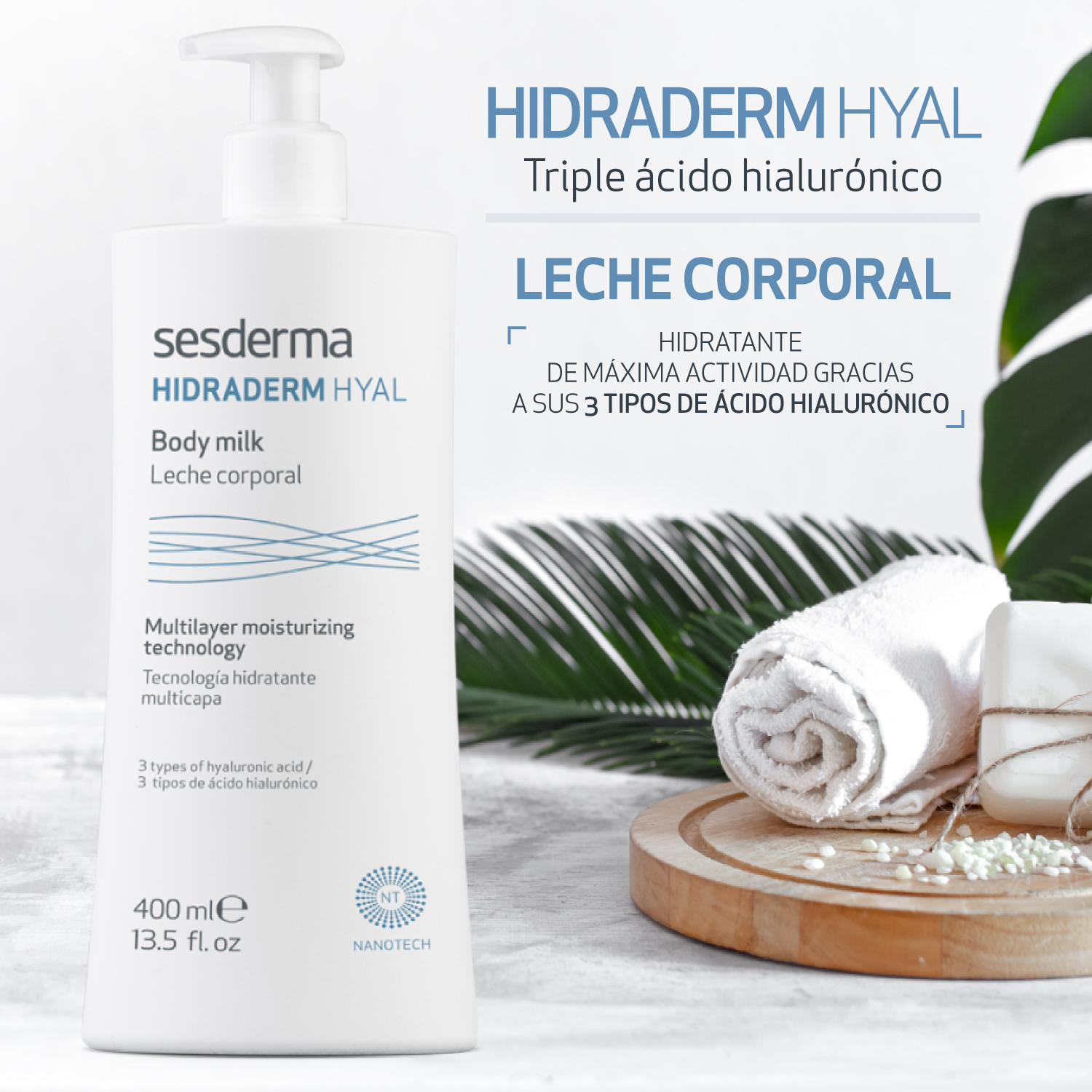 Hidraderm, Hyal, Leche Corporal,sesderma