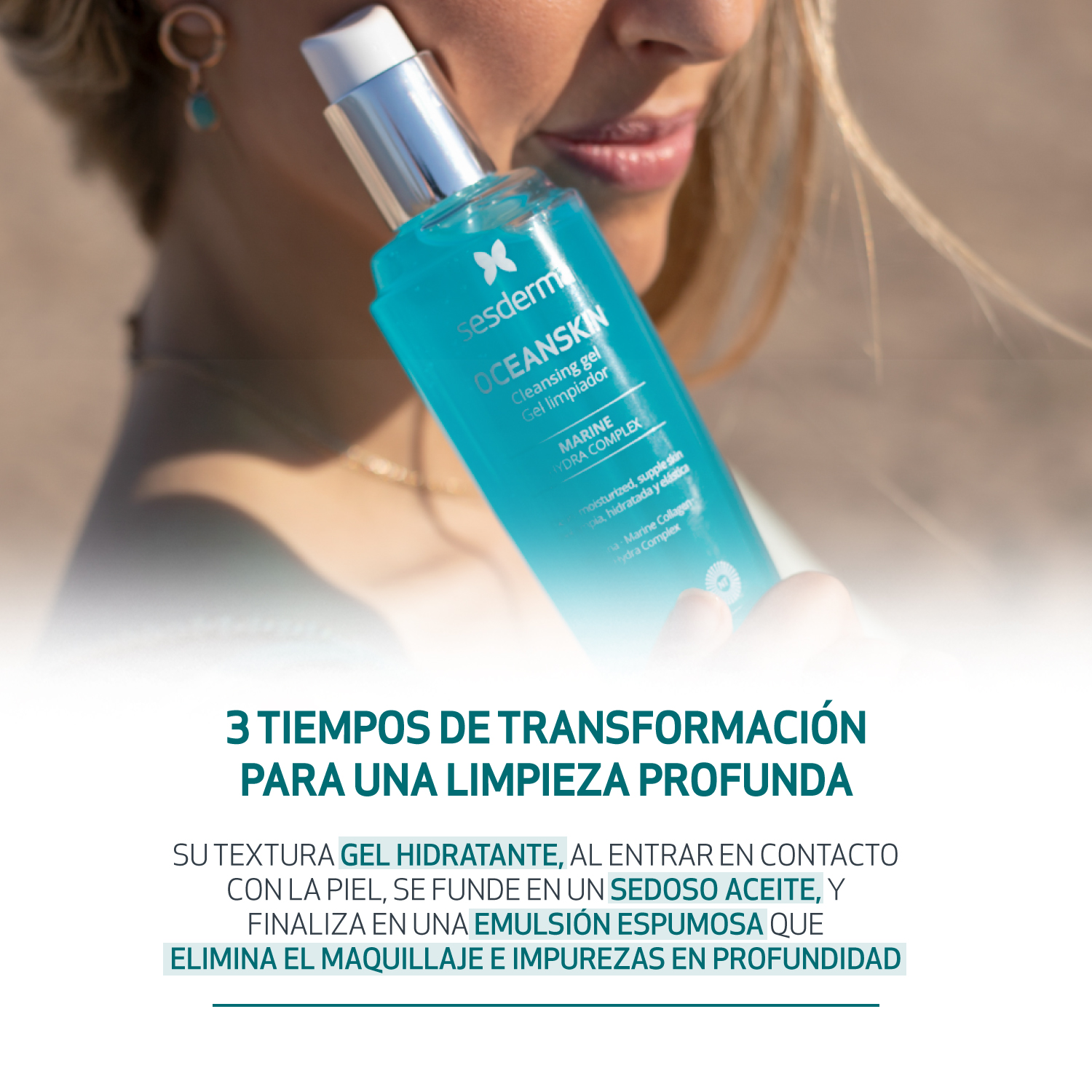 sesderma,oceanskin,gel limpiador