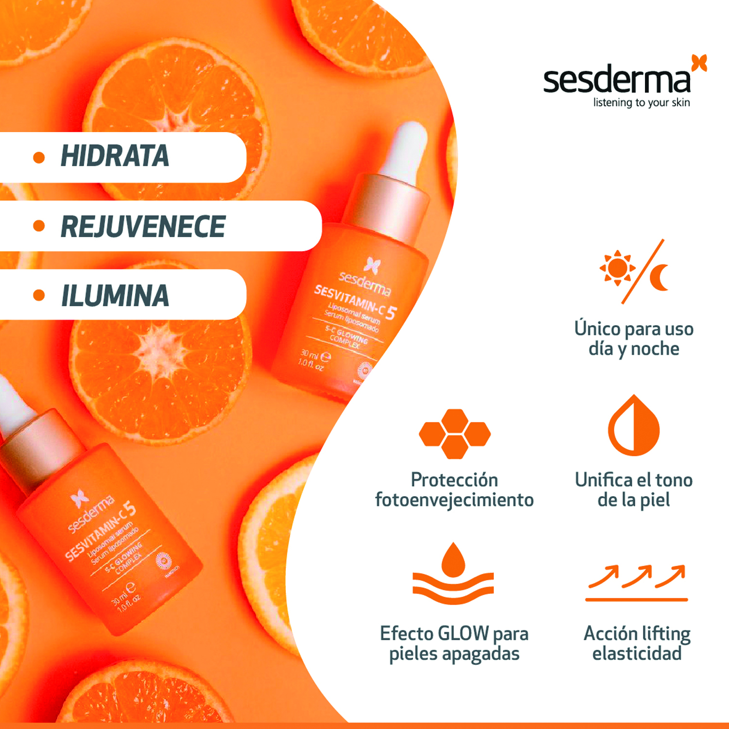 sesvitamin, sesvitamin c5,sesderma, antioxidante