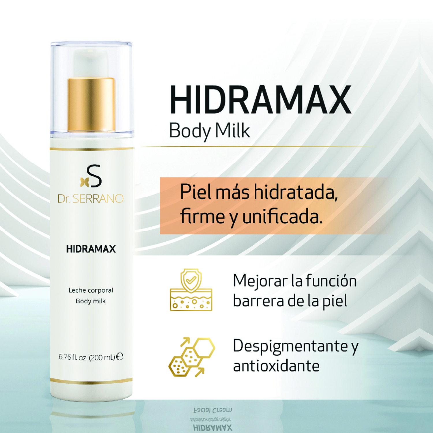 Hidramax,leche corporal,Dr.serrano